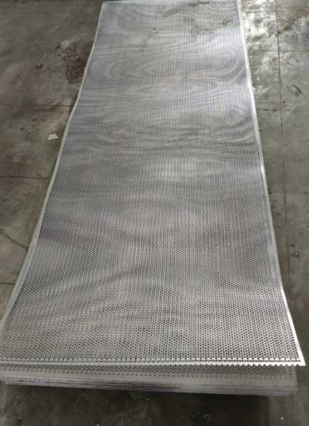 Perforated steel sheet